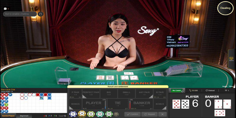 Tất tật cửa đặt hấp dẫn tại Baccarat